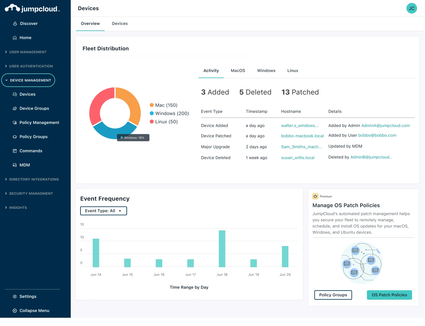 JumpCloud Device Management