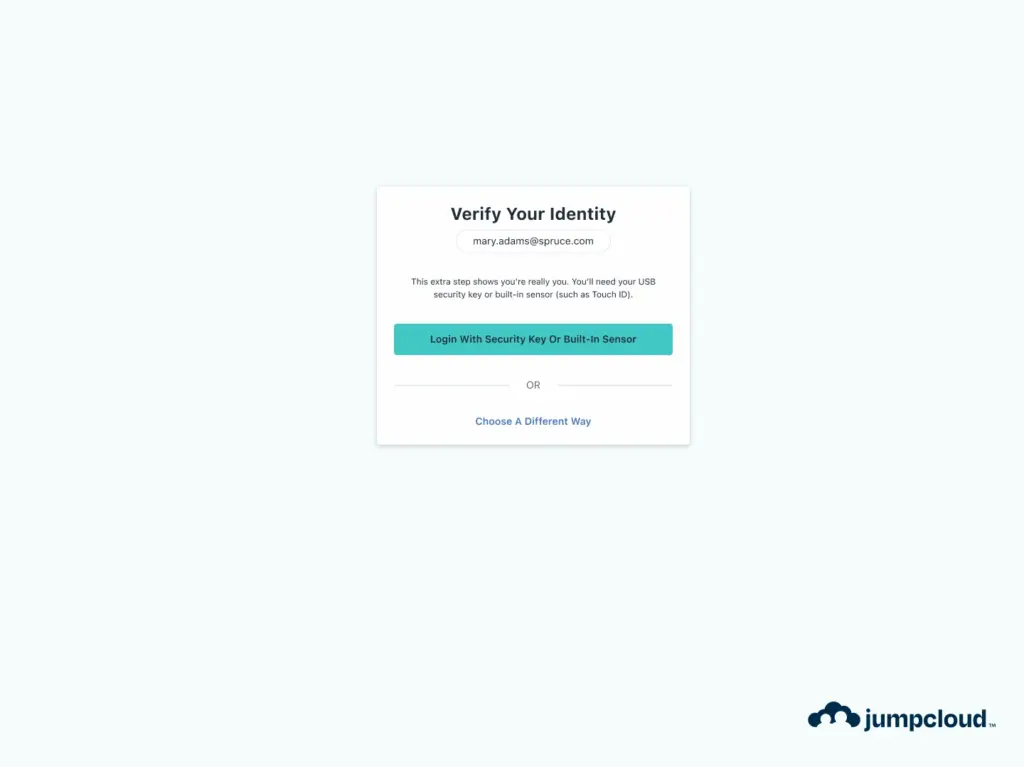 JumpCloud Conditional Access, smooth user experience